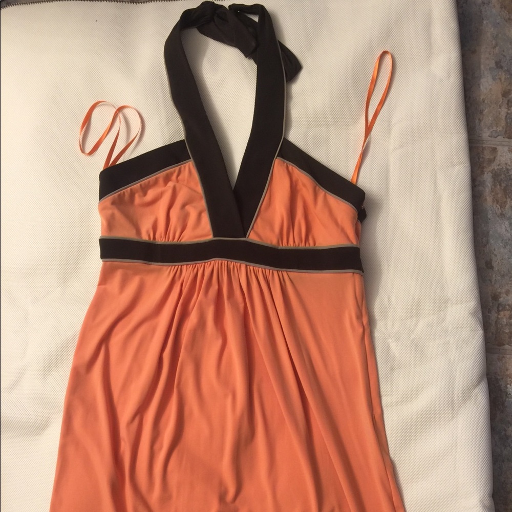Women’s dress size large NWT light orange & brown